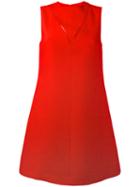 Valentino - A-line Crêpe Dress - Women - Silk/polyester/acetate/virgin Wool - 40, Women's, Red, Silk/polyester/acetate/virgin Wool