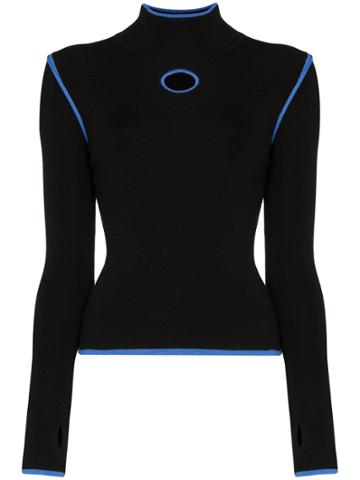 I-am-chen Hole Detail Jumper - Black