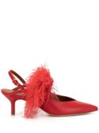 Malone Souliers Agnes Pumps - Red