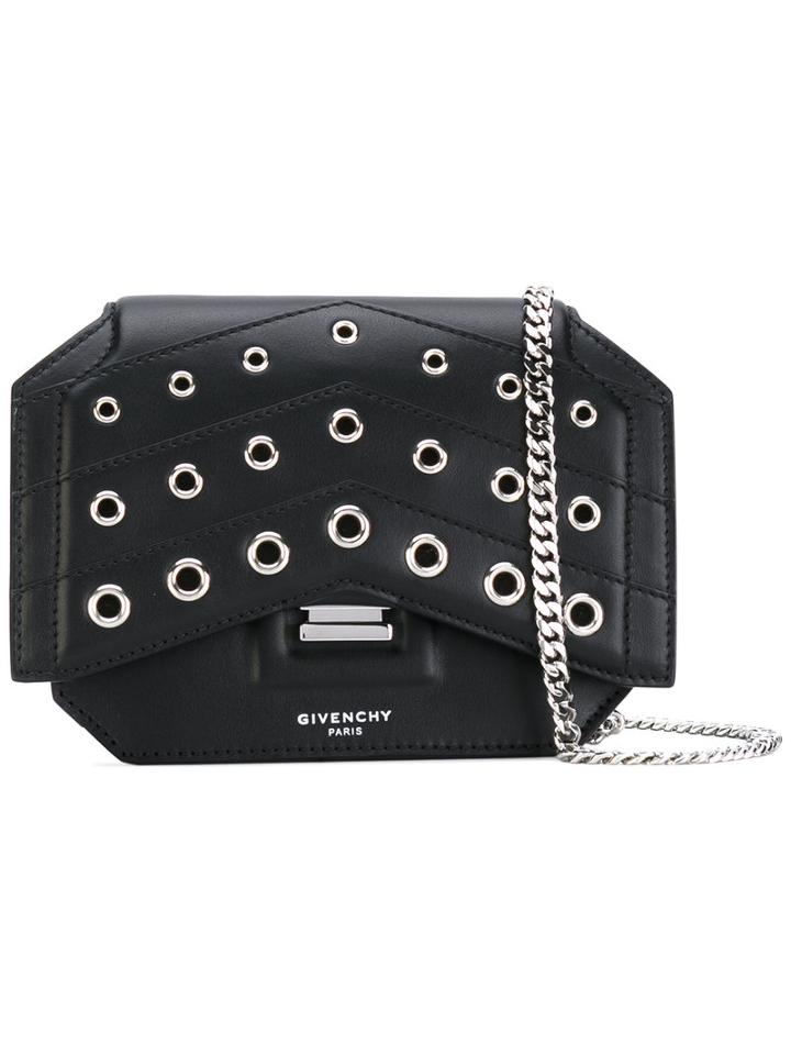Givenchy - Bow Cut Shoulder Bag - Women - Calf Leather/leather/metal - One Size, Black, Calf Leather/leather/metal