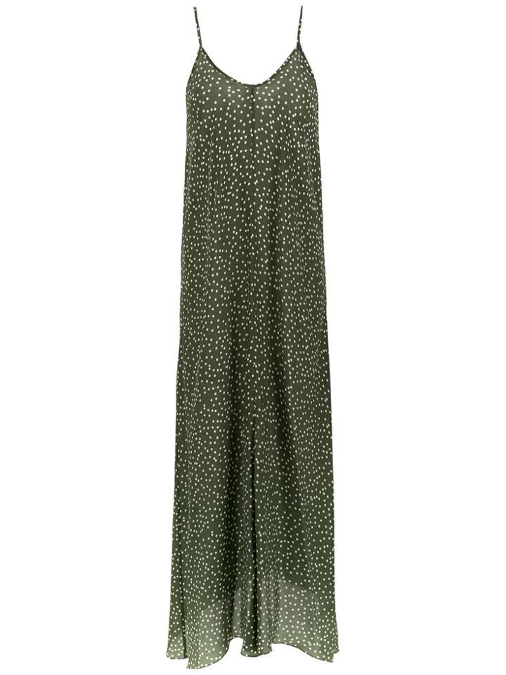 Adriana Degreas Long Printed Dress - Verde