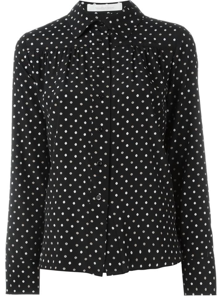 See By Chloé Small Flower Print Shirt