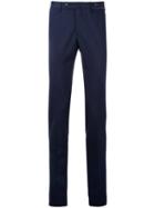 Pt01 Super Slim Tailored Trousers, Men's, Size: 48, Blue, Wool/elastodiene