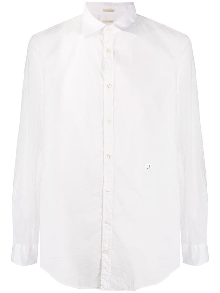 Massimo Alba Long-sleeve Fitted Shirt - White