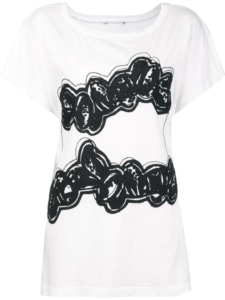 Maiyet - Cap Sleeve T-shirt - Women - Cotton - 2, White, Cotton