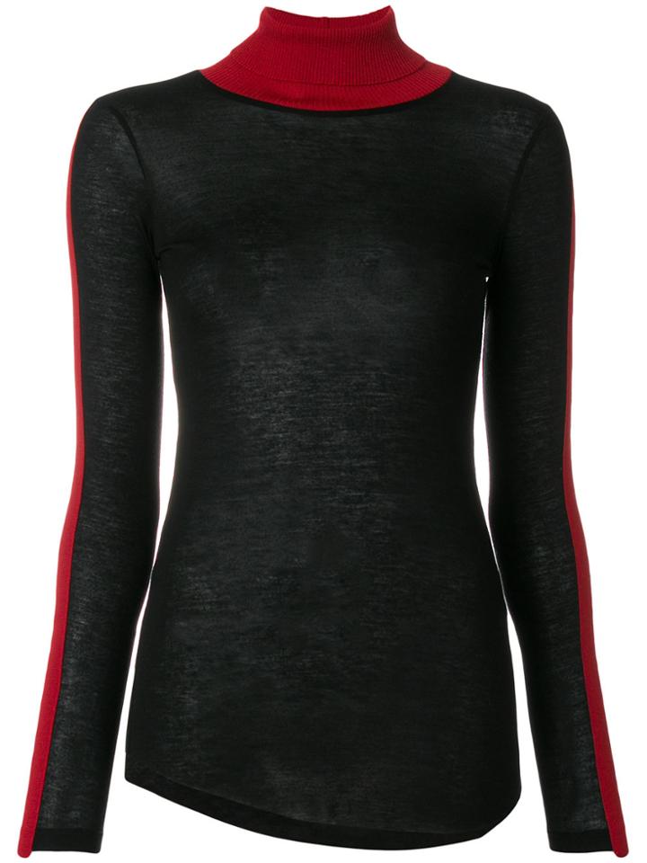 Pierantoniogaspari Long Sleeved Stretch Top - Black