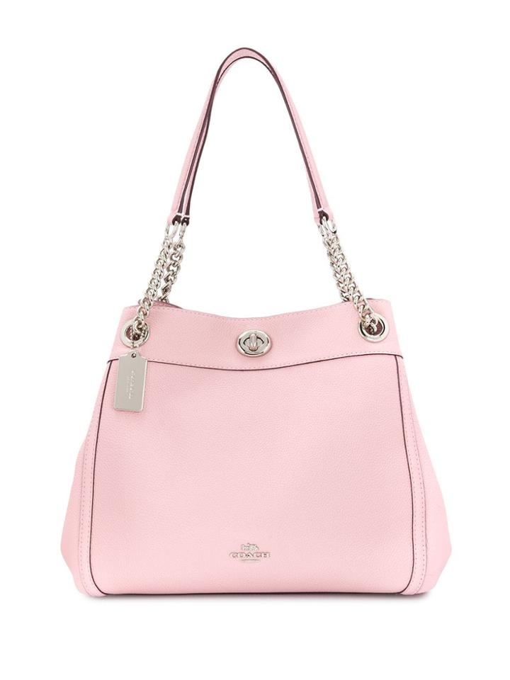 Coach Turnlock Edie Shoulder Bag - Pink