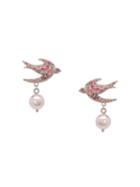 Miu Miu Swallow Earrings - Pink
