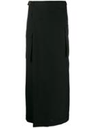 Jean Paul Gaultier Pre-owned 2000s Wool Trouser Skirt - Black