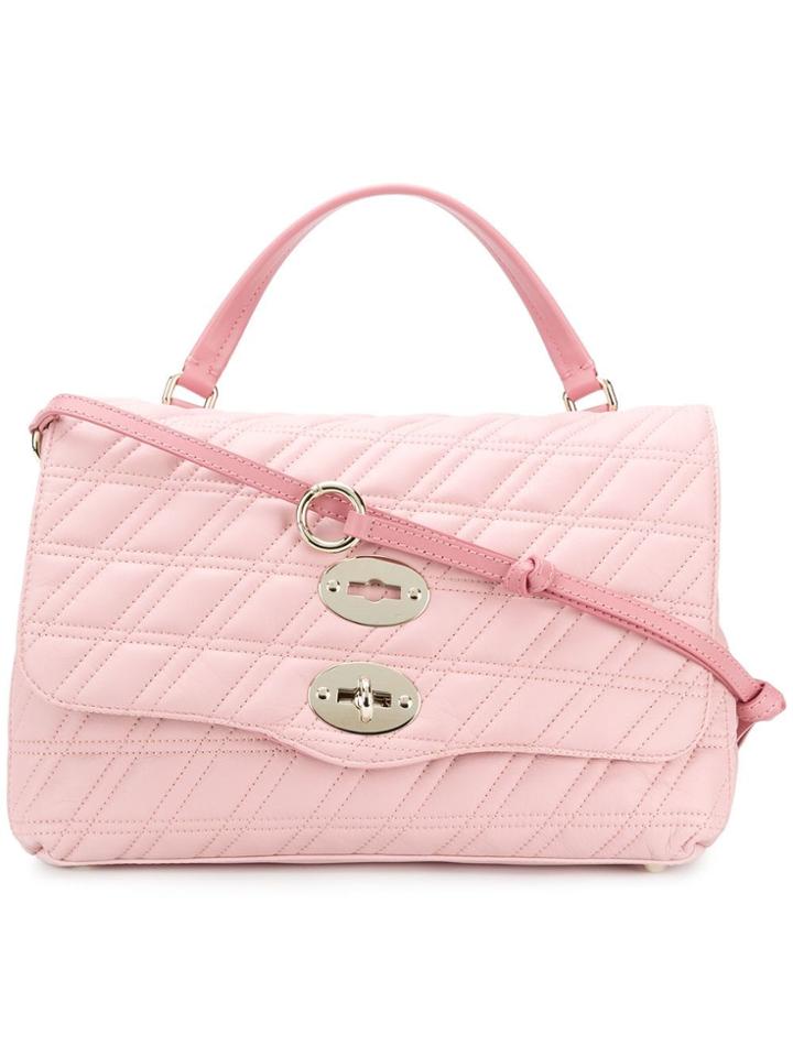 Zanellato Postina Quilted Tote Bag - Pink