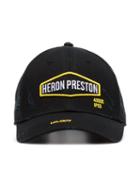 Heron Preston Black Harley Logo-embroidered Cotton Baseball Cap