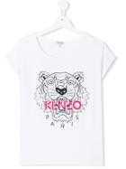 Kenzo Kids Tiger T-shirt - White