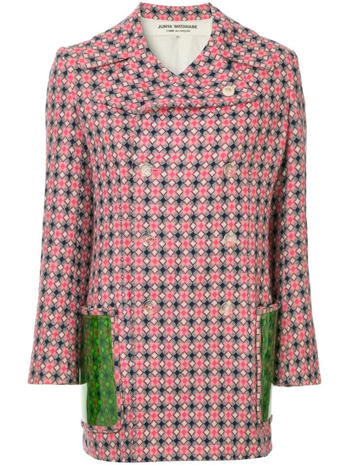 Junya Watanabe Comme Des Garçons Vintage Double Breasted Patterned