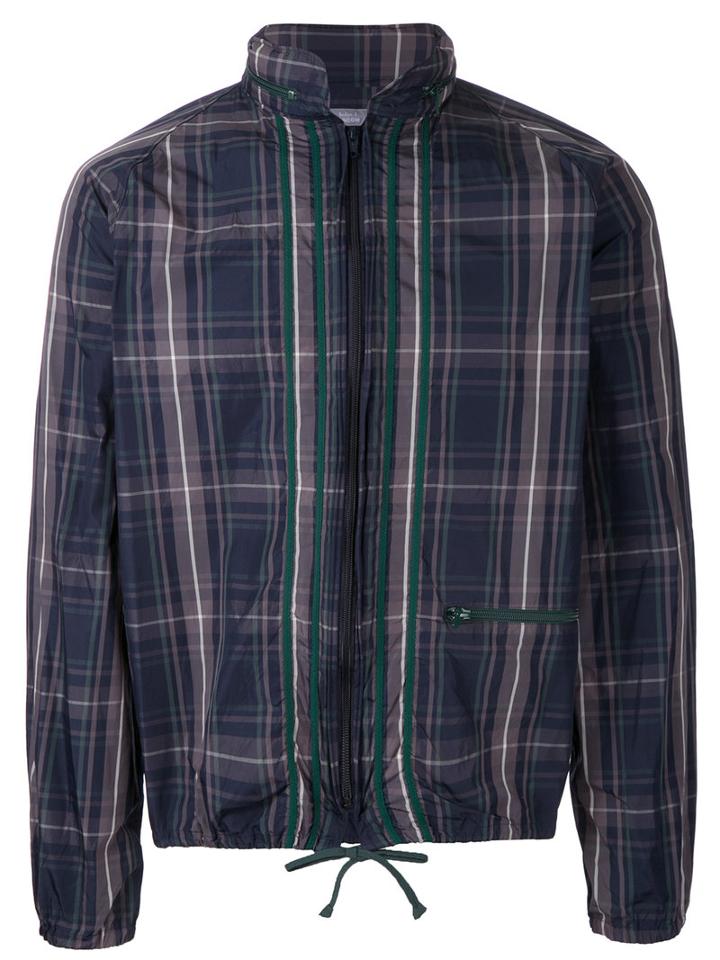 Kolor Tartan Shirt Jacket, Men's, Size: 3, Polyester