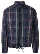 Kolor Tartan Shirt Jacket, Men's, Size: 3, Polyester
