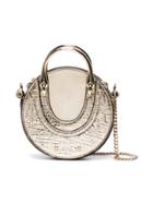 Chloé Gold Pixie Nano Mini Leather Bag - Metallic