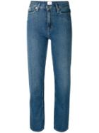 Calvin Klein Jeans - Fitted Straight Leg Jeans - Women - Cotton - 25, Women's, Blue, Cotton