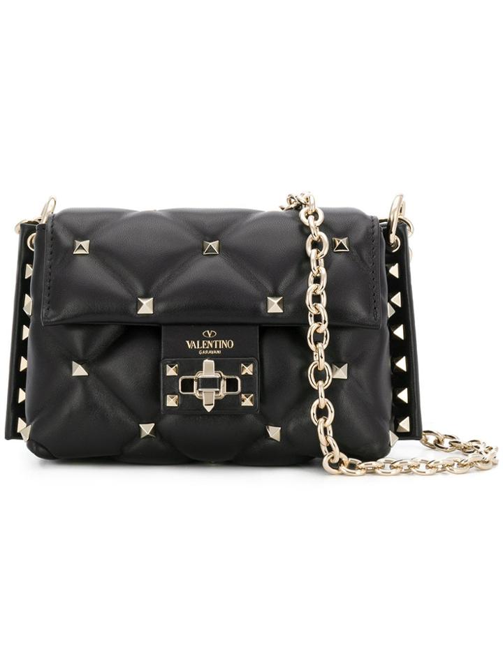 Valentino Valentino Garavani Candystud Shoulder Bag - Black