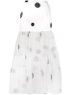 Christopher Kane Dot Print Skirt - White