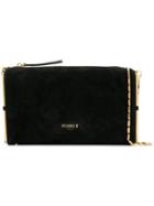 Poiret Logo Stamp Crossbody Bag - Black