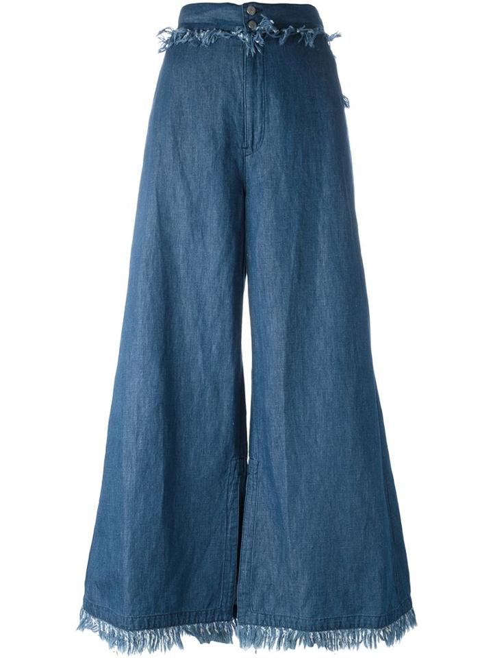 Tsumori Chisato Flared Denim Trousers