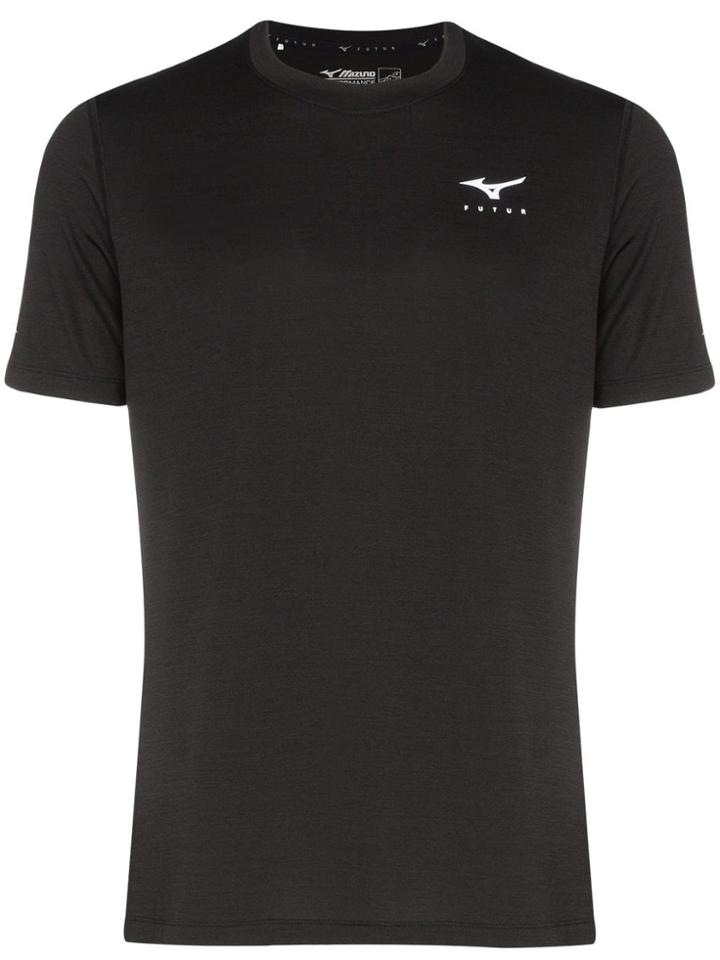Futur Logo Print T-shirt - Black