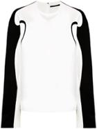 Haider Ackermann Multicoloured Rny Piping Contrast Arm Detail Top -