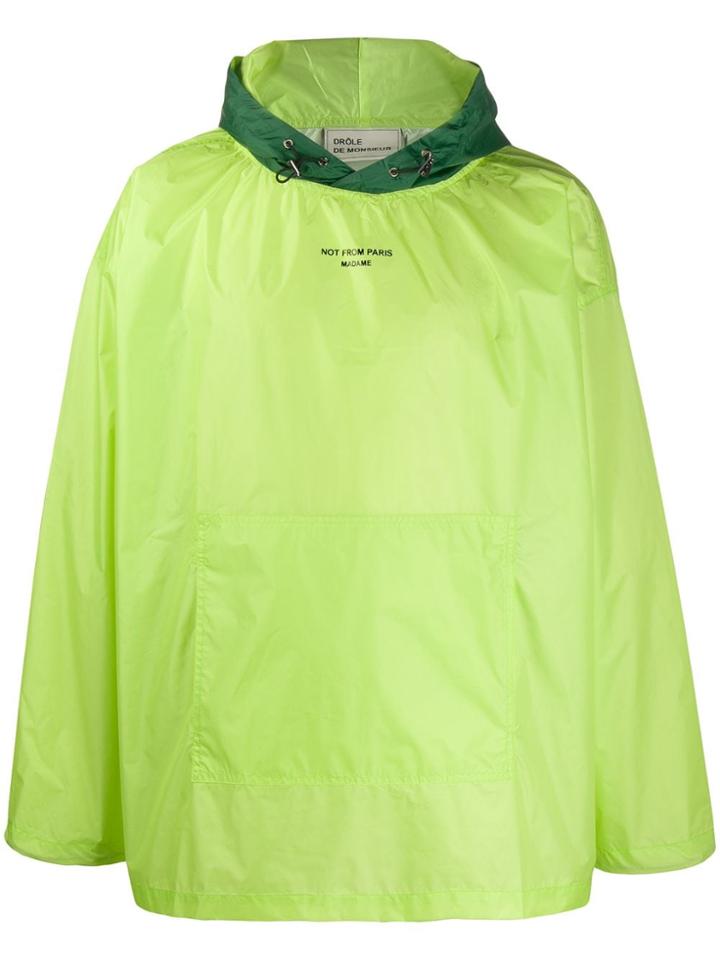 Drôle De Monsieur Nfpm Waterproof Anorak - Yellow