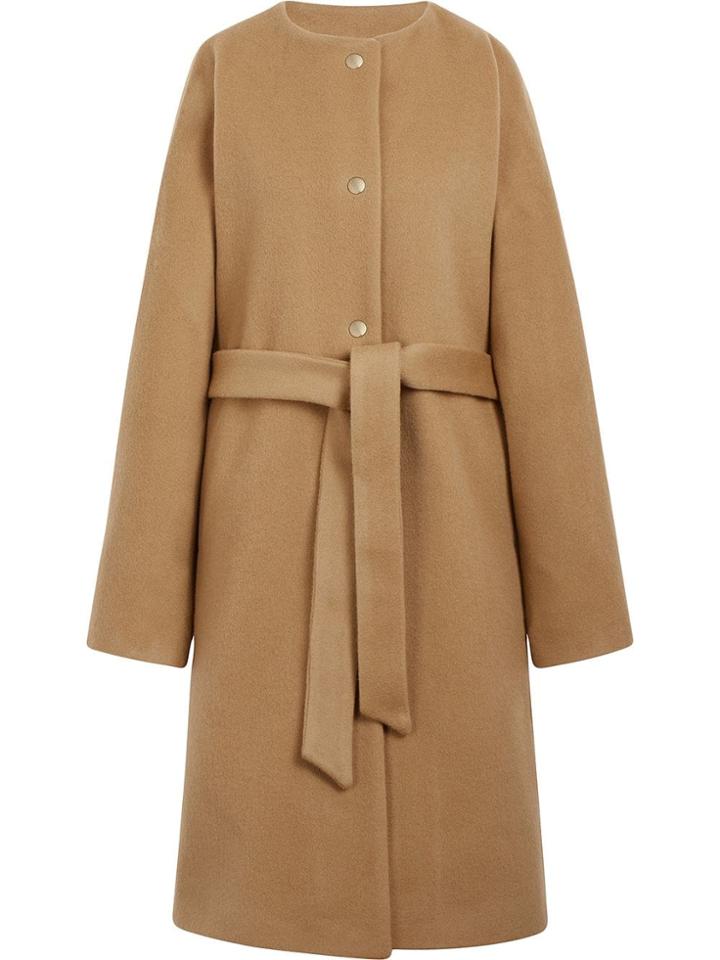 Mackintosh Beige Wool & Cashmere Belted Coat - Neutrals