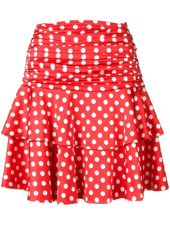 Moschino Mini Pleated Skirt - Red