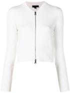 Theory Zip Cardigan - White