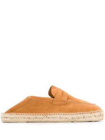 Manebi Moccasin-style Espadrilles - Orange