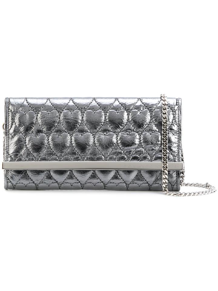 Philipp Plein - Axed Shoulder Bag - Women - Leather - One Size, Grey, Leather