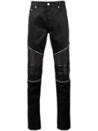 Saint Laurent Skinny Biker Jeans - Black