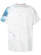 Fengchen Wang Abstract Paint Print T-shirt - White