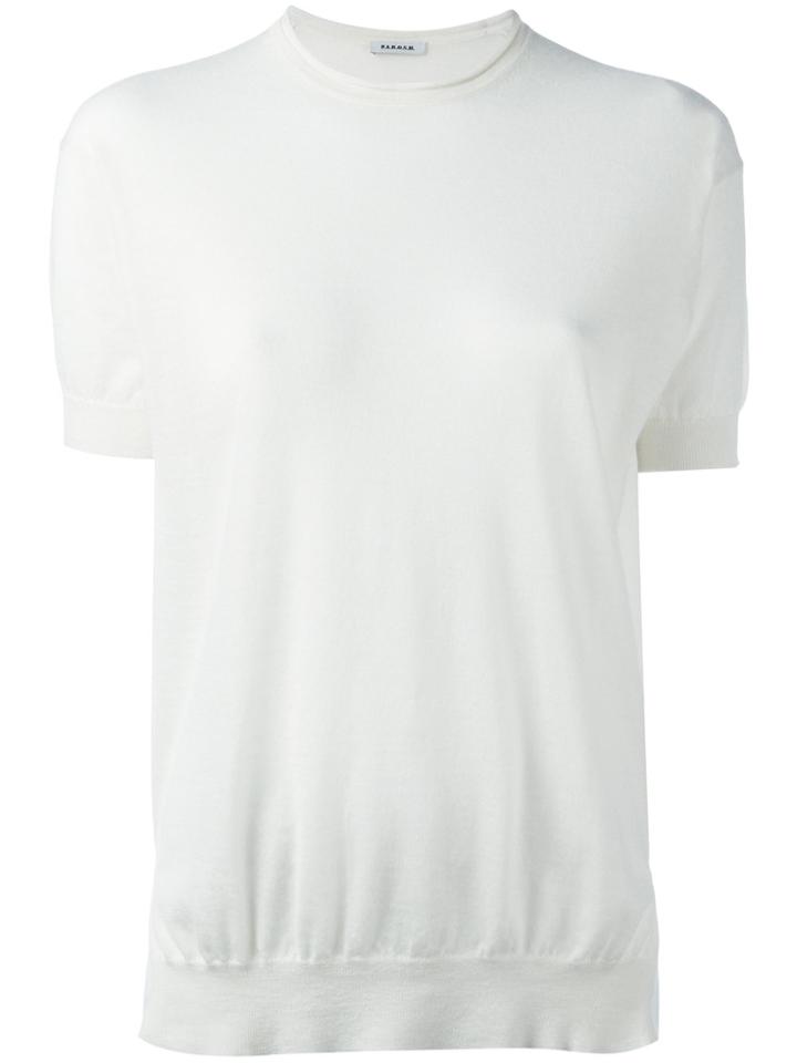 P.a.r.o.s.h. Woper Knitted Top - White