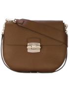 Furla - Club Saddle Bag - Women - Leather - One Size, Brown, Leather