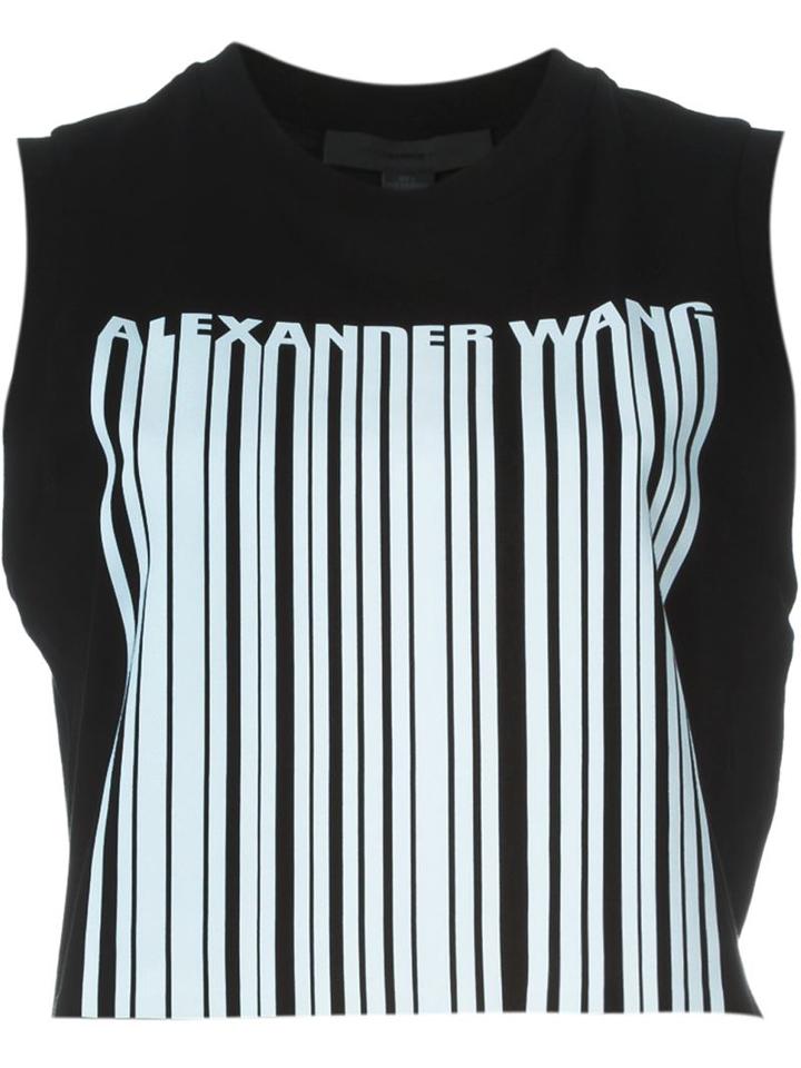 Alexander Wang Barcode Logo Tank Top
