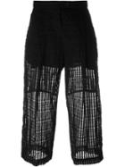 Lost & Found Ria Dunn Cropped Trousers, Women's, Size: Xs, Black, Cotton/linen/flax/silk