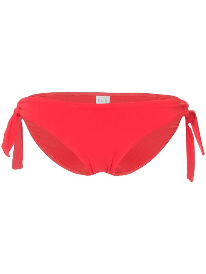 Seafolly Loop Tie Side Hipster Bikini Bottom - Red