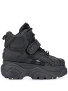 Buffalo Platform High Top Sneakers - Black