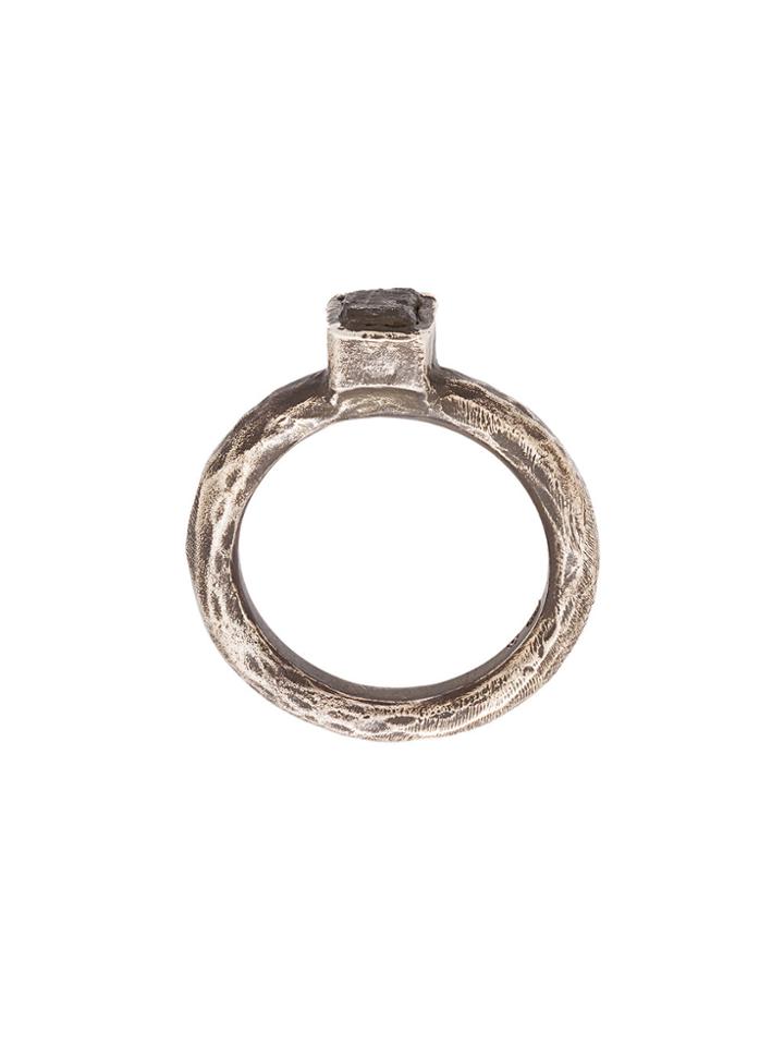 Henson Antique-effect Ring - Metallic