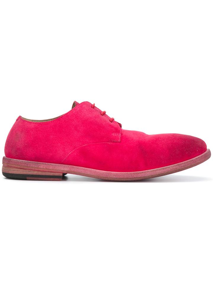 Marsèll Suede Derby Shoes - Pink & Purple