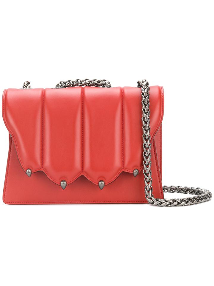 Marco De Vincenzo Griffe Shoulder Bag - Red