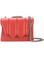 Marco De Vincenzo Griffe Shoulder Bag - Red