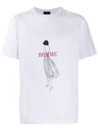 Not Guilty Homme Vogue Printed T-shirt - White
