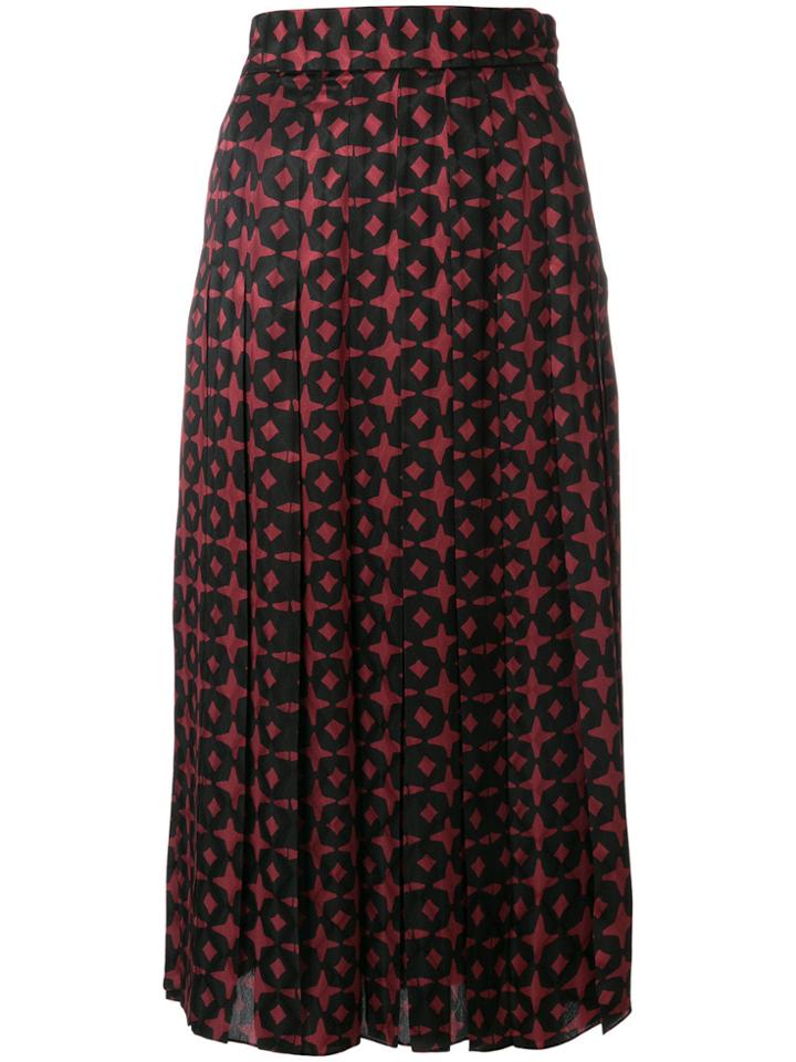 Fendi Two-tone Skirt - Black