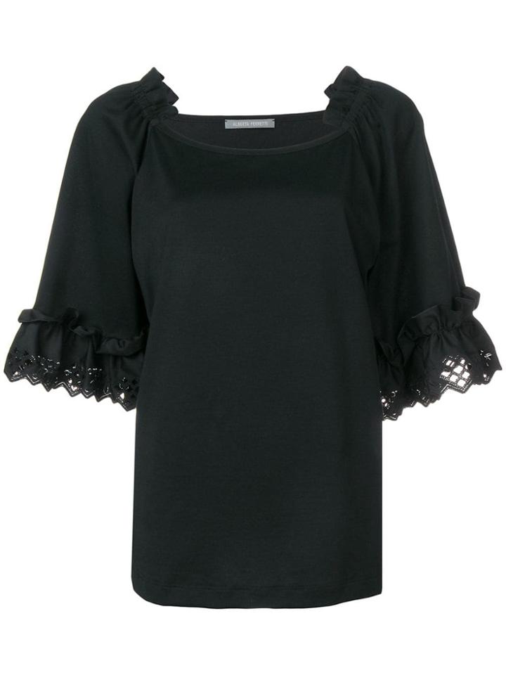 Alberta Ferretti Loose-fit Blouse - Black