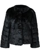 Twin-set Faux Fur Jacket, Women's, Size: Medium, Black, Modacrylic/polyester/viscose