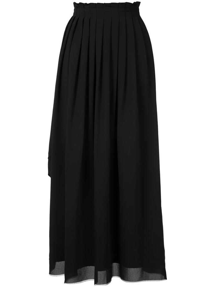 Victor Alfaro Maxi Skirt, Women's, Size: 6, Black, Elastodiene/viscose
